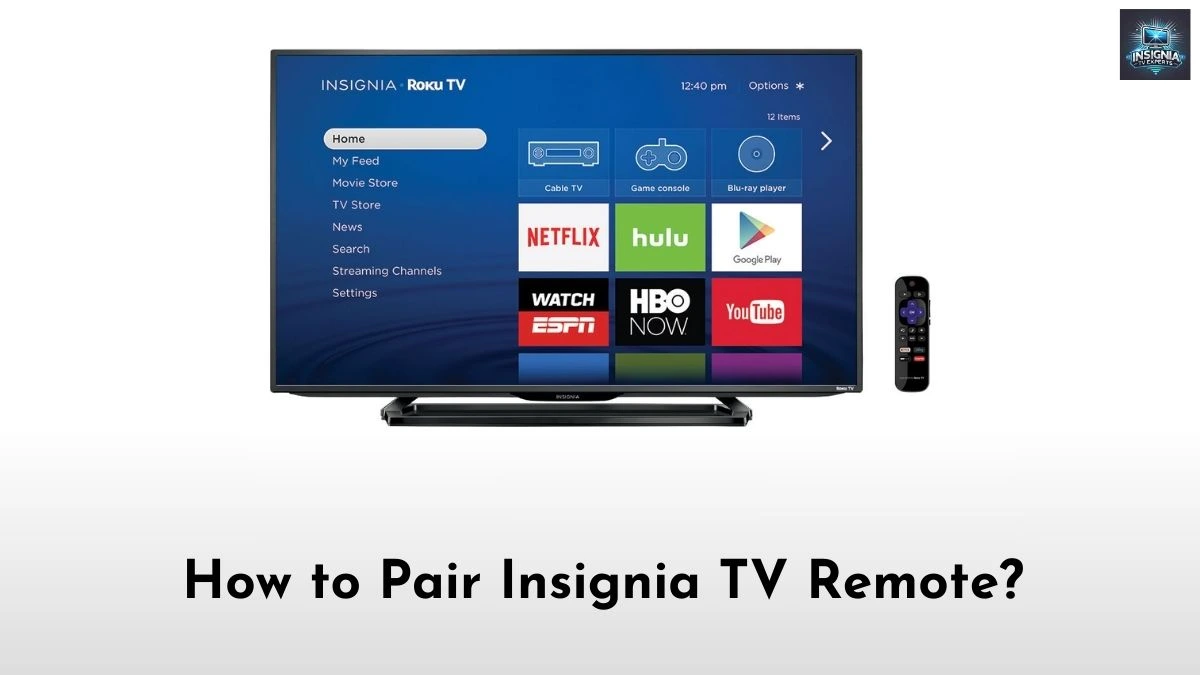 Pair Insignia TV Remote
